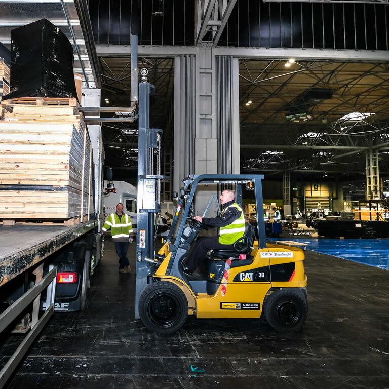 Showfreight ISE flooring